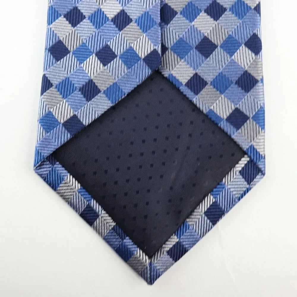 Bloomingdale's‎ The Men's Store, Blue Squared Men's Neck Tie